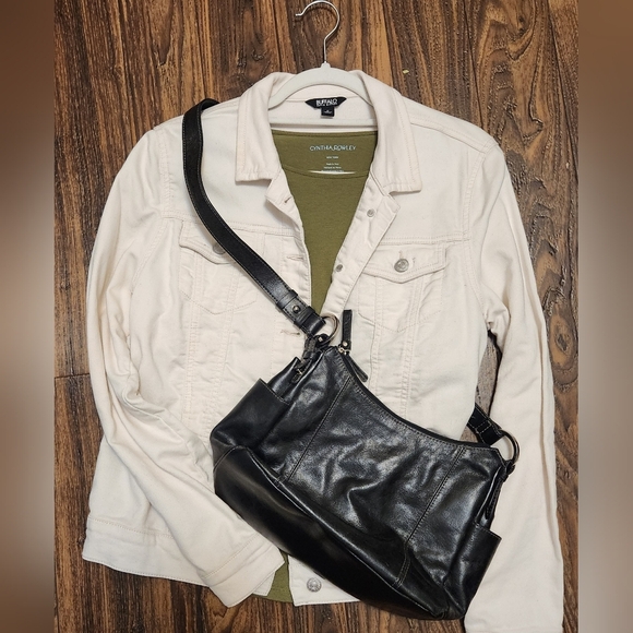 Giani Bernini Black Leather Bag 🎉NICE🎉 - Picture 1 of 16